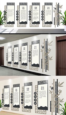 办公室文化墙图片_公司企业文化墙素材_办公室文化墙设计模板